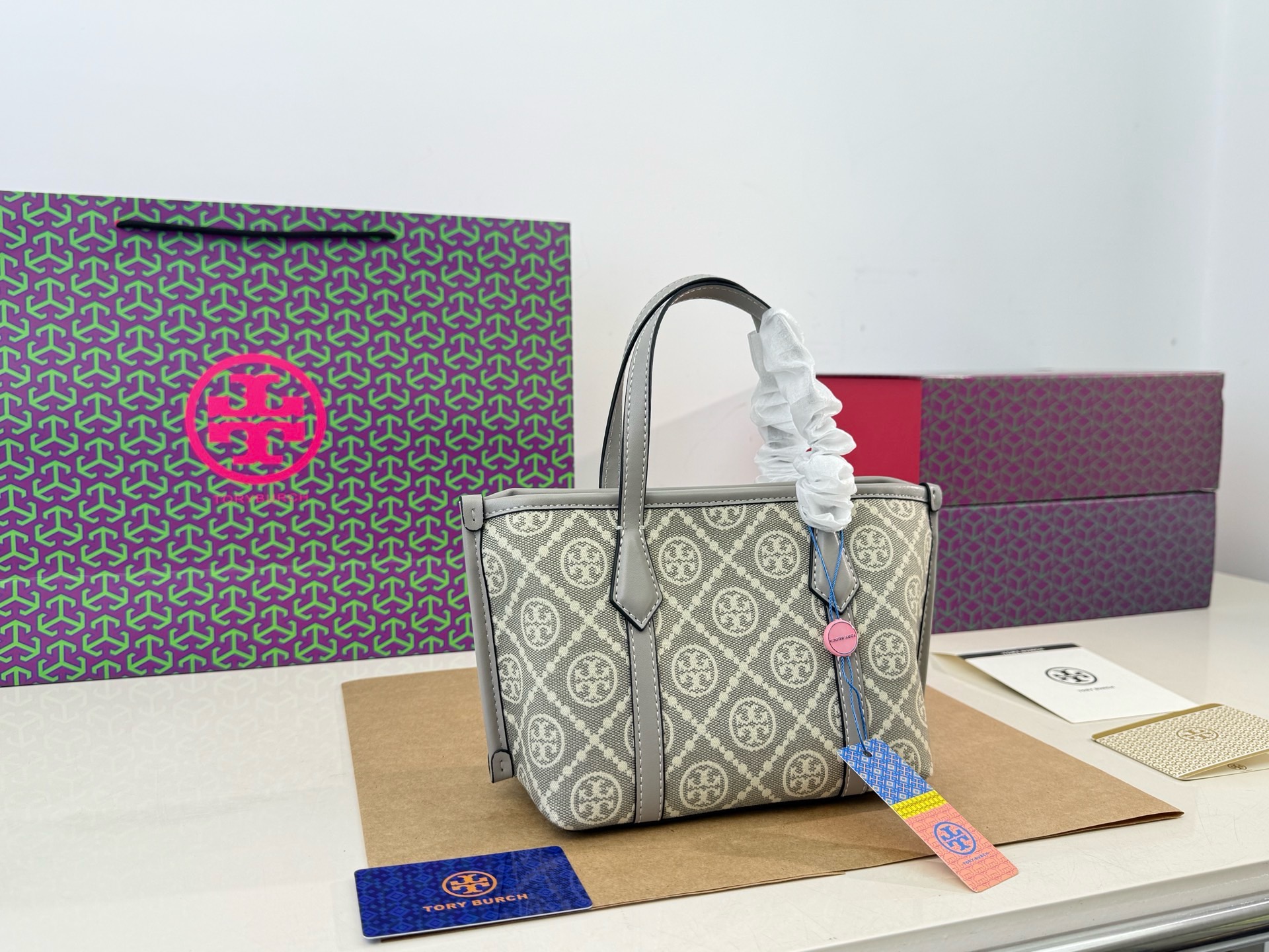 Tory Burch Mini Basket Tote Bag