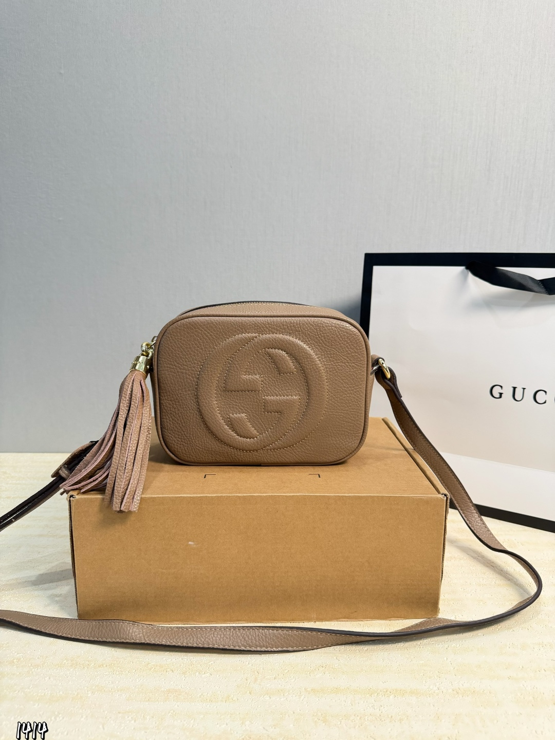 Gucci tassel camera bag
