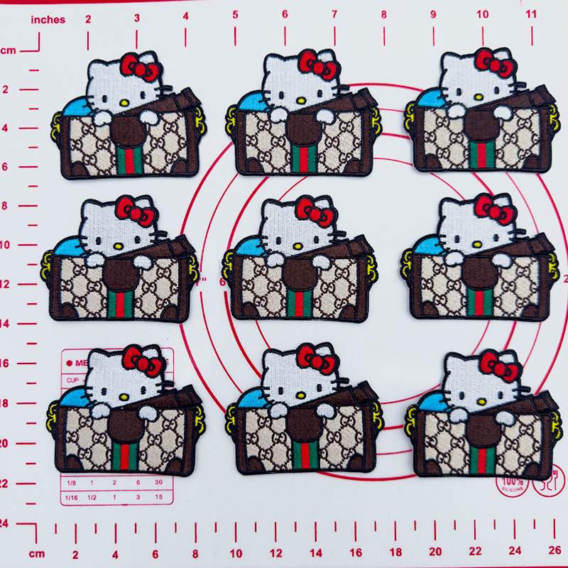 Mid(Iron-on) HK-Bag Shape Patches