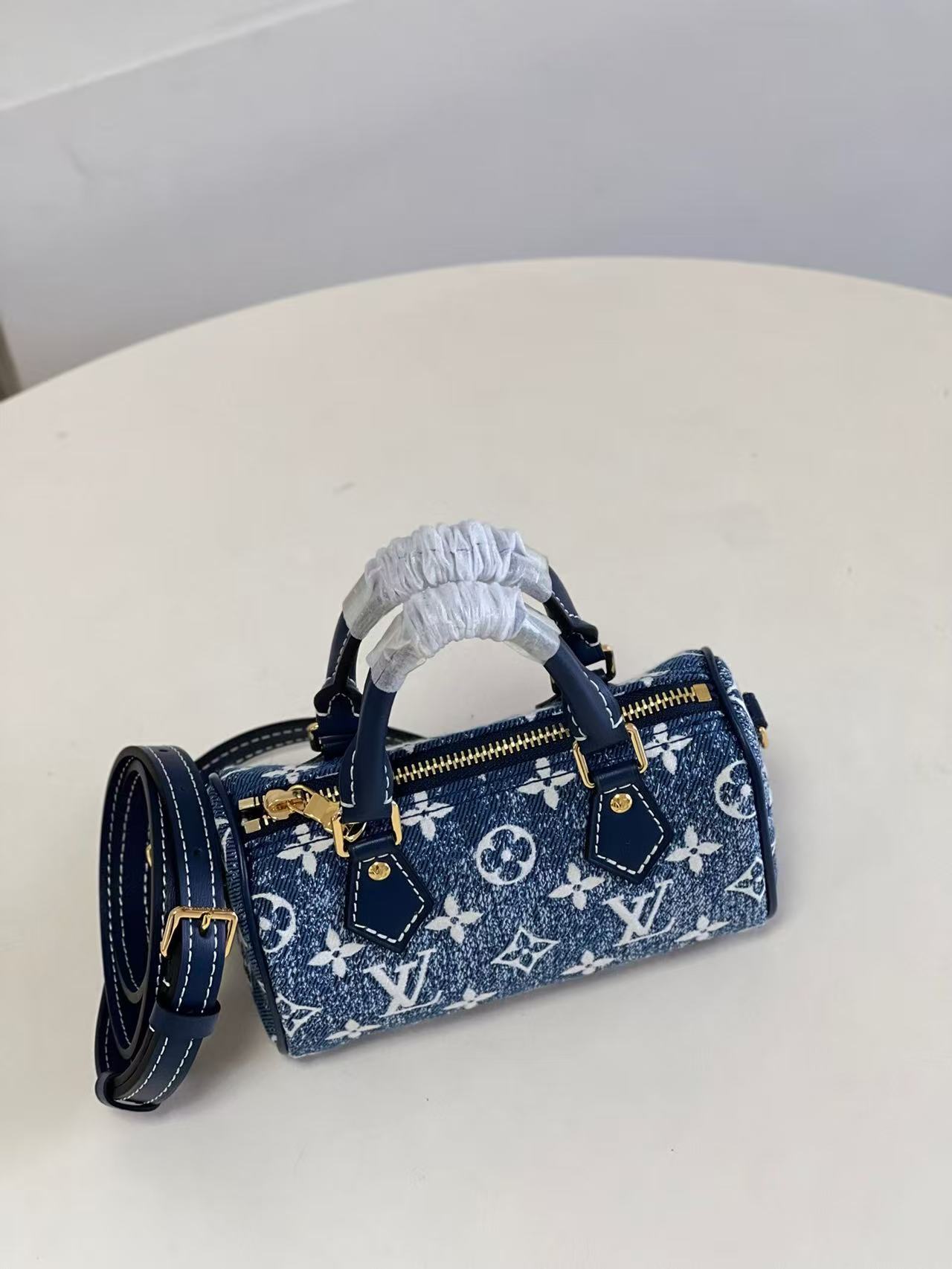 LV Speedy Denim Bag