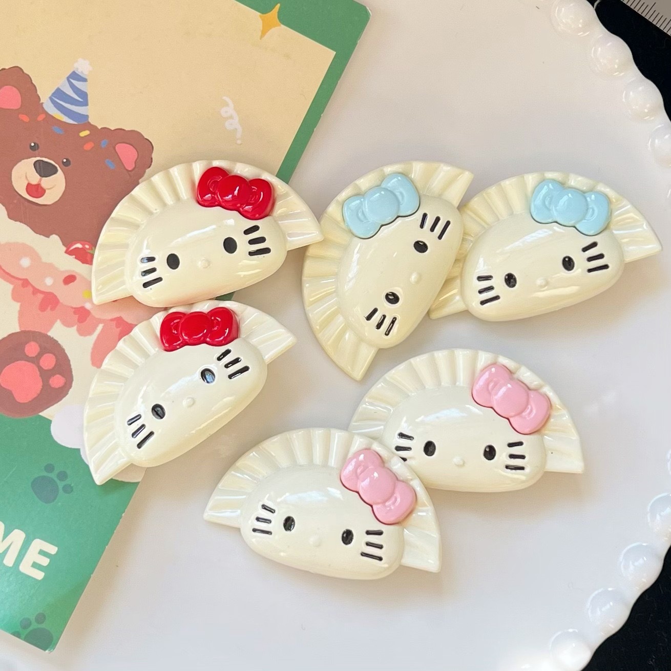 HK Dumpling shape Hairpin 50MM*40MM