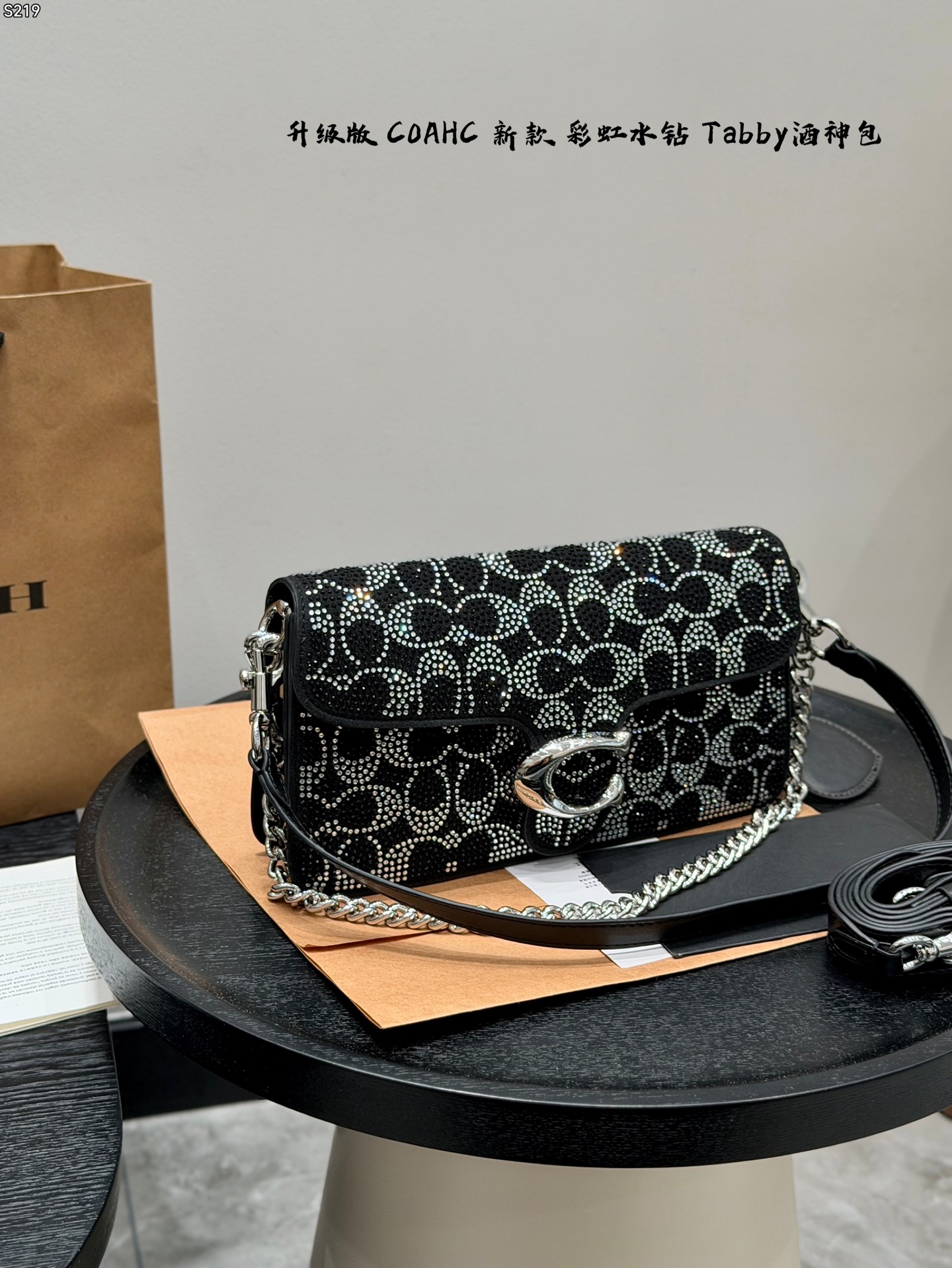 Coach Rainbow Rhinestone Bag