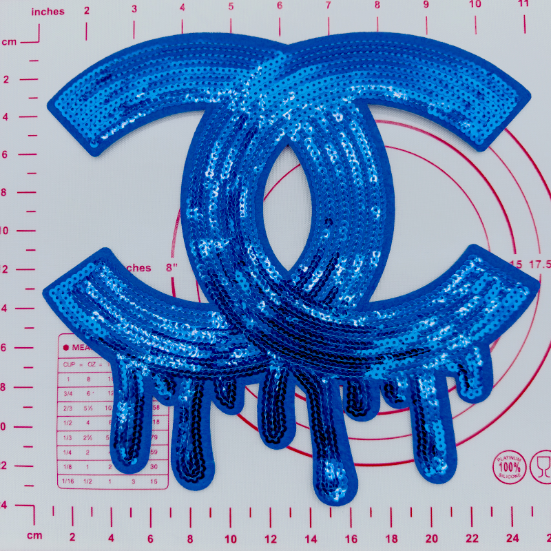 Large(Iron-on) CC- Fluid Multiple Colors Patches