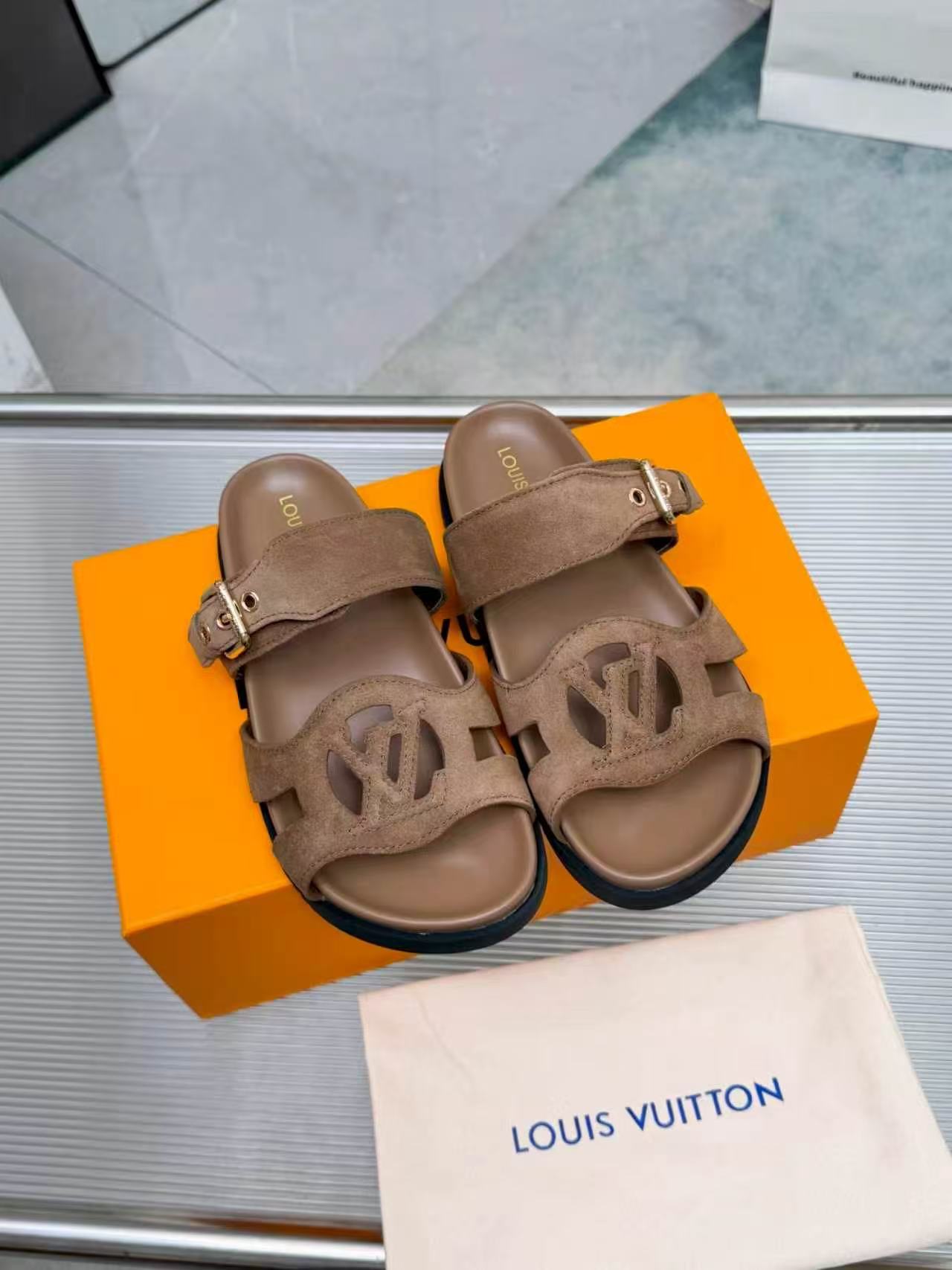 LV slippers