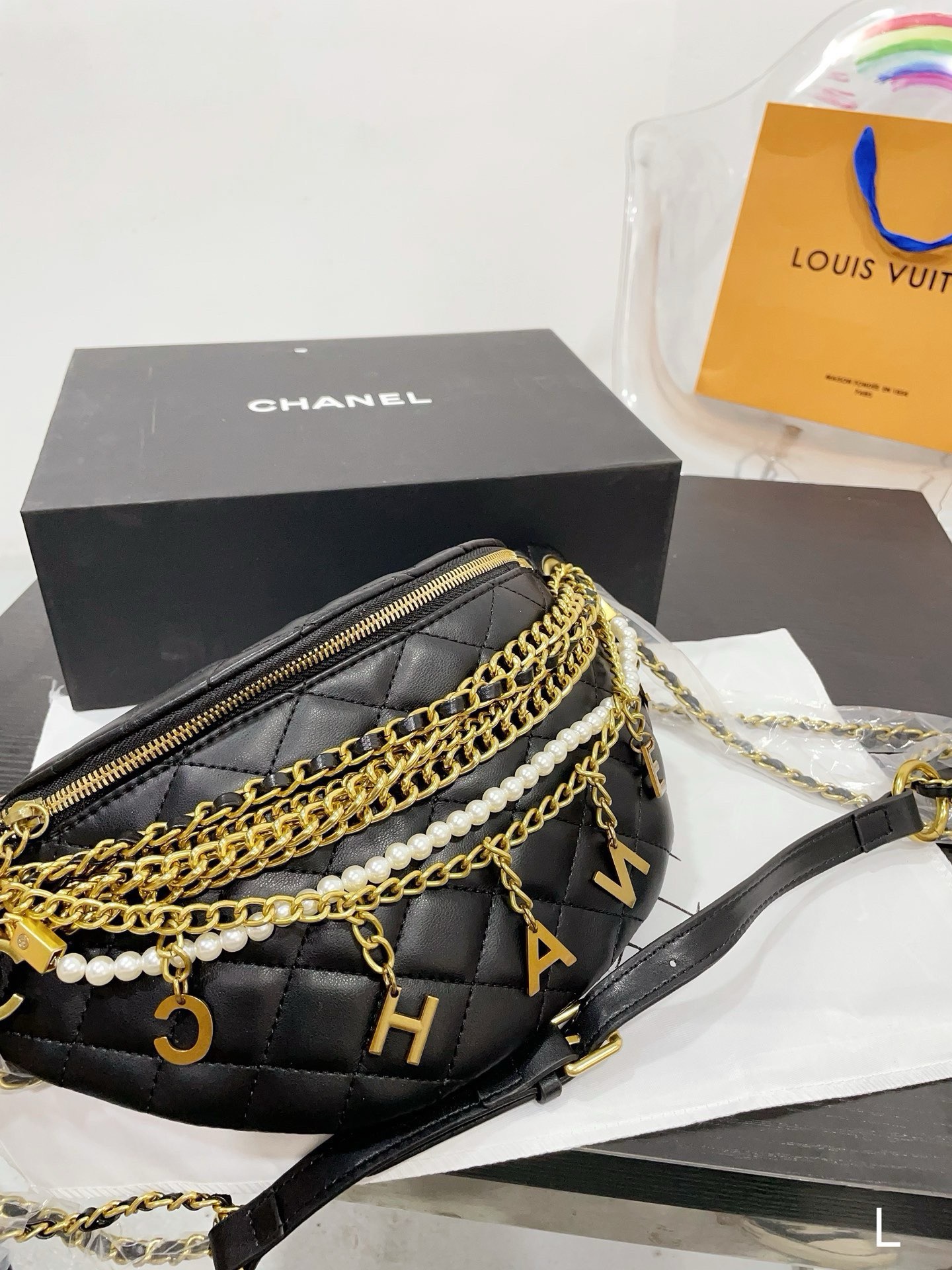 CHANEL Chest Bag Waist BagCrossbody