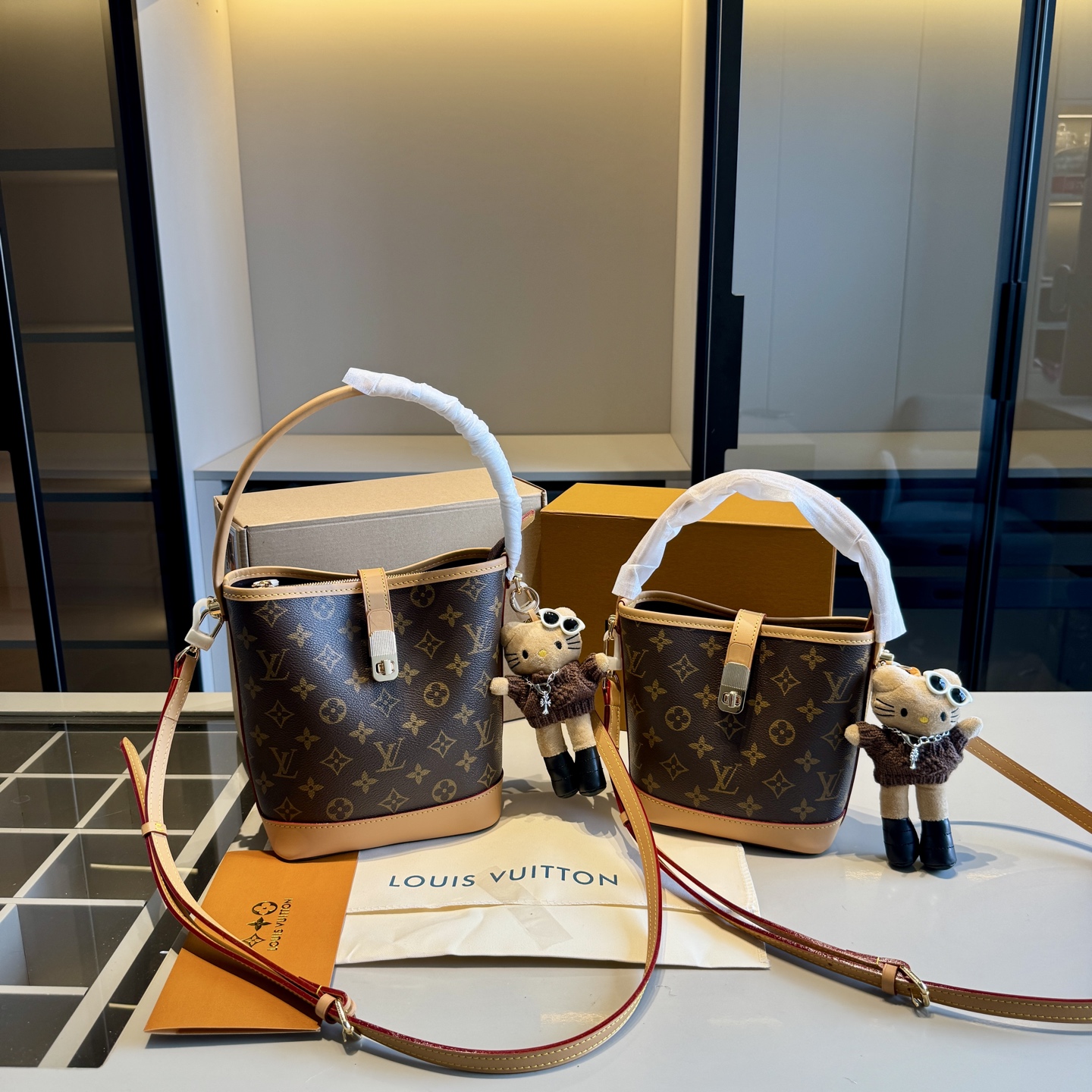 LV bucket bag