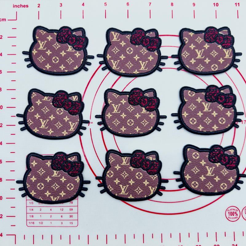 Mid(Iron-on)L-HK Head Shape Patches