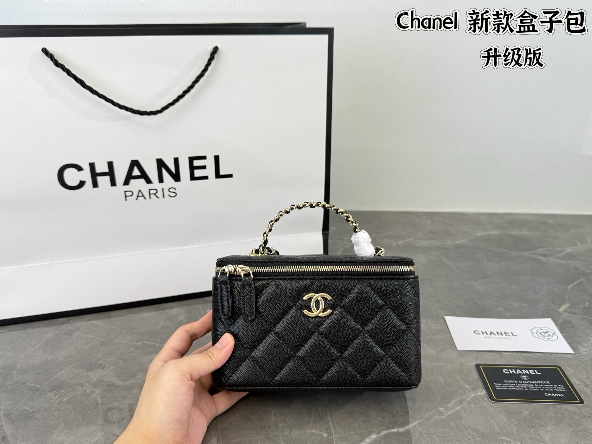 Chanel Handle Makeup Bag