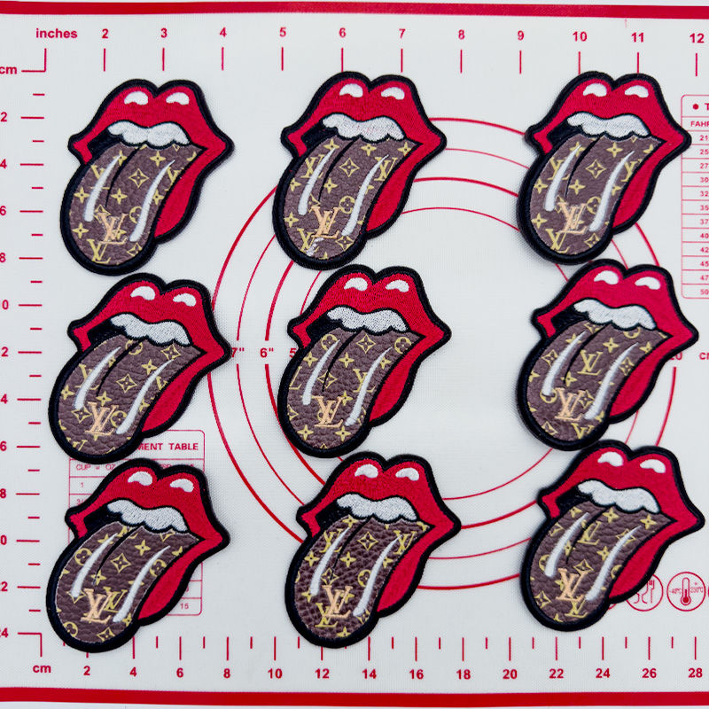 Mid(Iron-on) L-Tongue Shape Patches