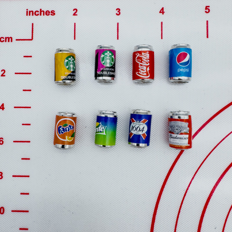 A Pack of 10 (PCS）Metal beverage can 11MM*22MM