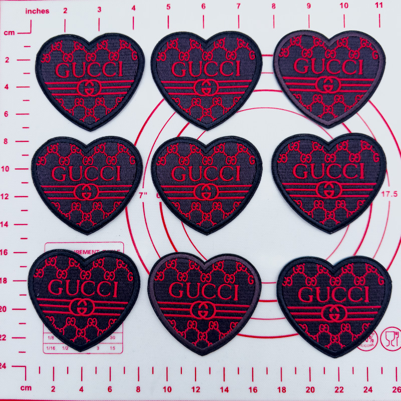Mid(Iron-on) GG-Love Shape Patches