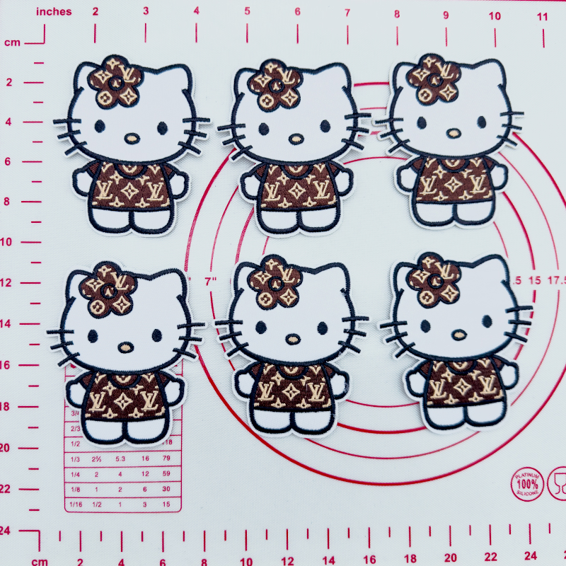 Mid(Iron-on)L-HK Shape Patches