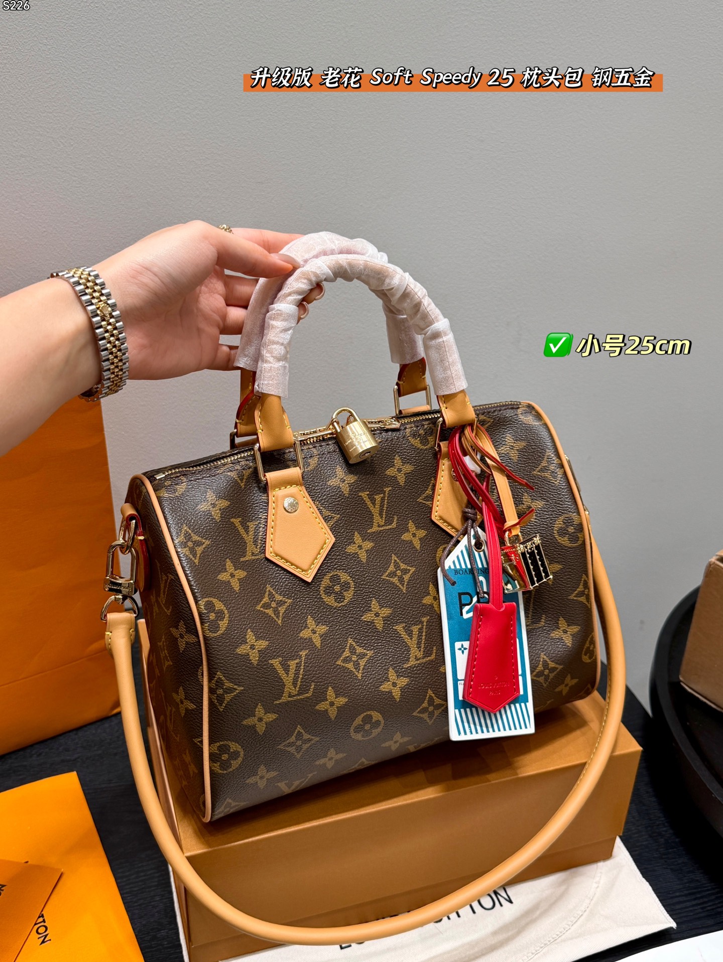 LV Speedy Soft 30 Pillow Bag