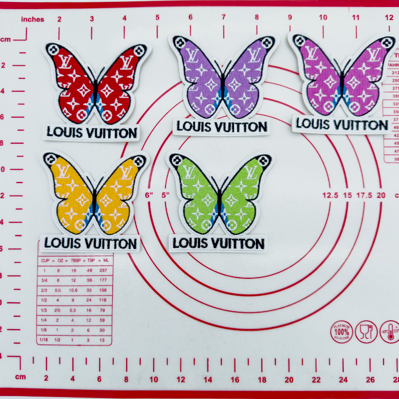 Mid(Iron-on)L-Butterfly Style Patches
