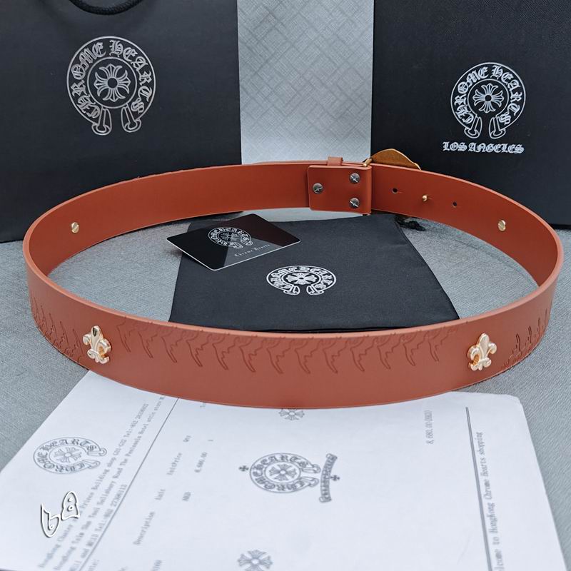 Chrome H Belt Wide 3.8cm(Multiple colors) detail 7