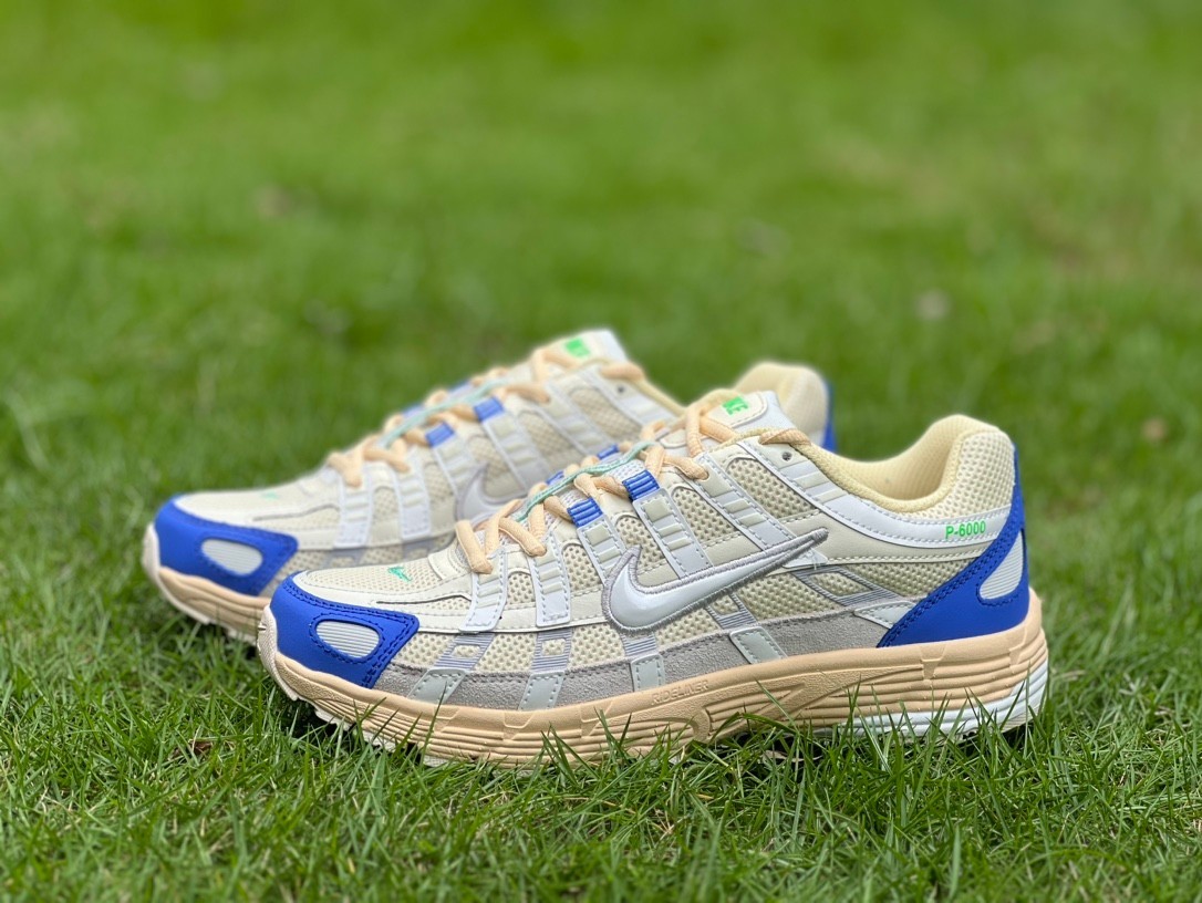 Nike p-6000米黄蓝 Nike/耐 新款P-6000 低帮透气时尚休闲鞋 fj5443-113