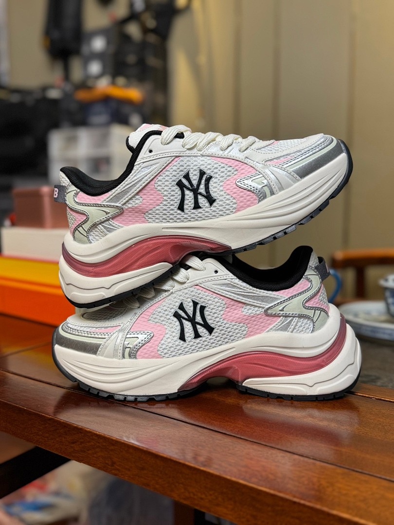 MLB白银粉 New York Yankees Curve Runner 跑步鞋 粉色 3ARNSPL4N（GP011）