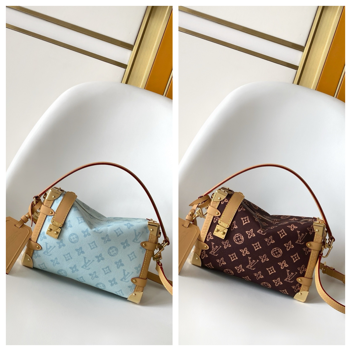L X V SIDE TRUNK M27891/M27516 23.5x16x8.5cm（Multiple colors）