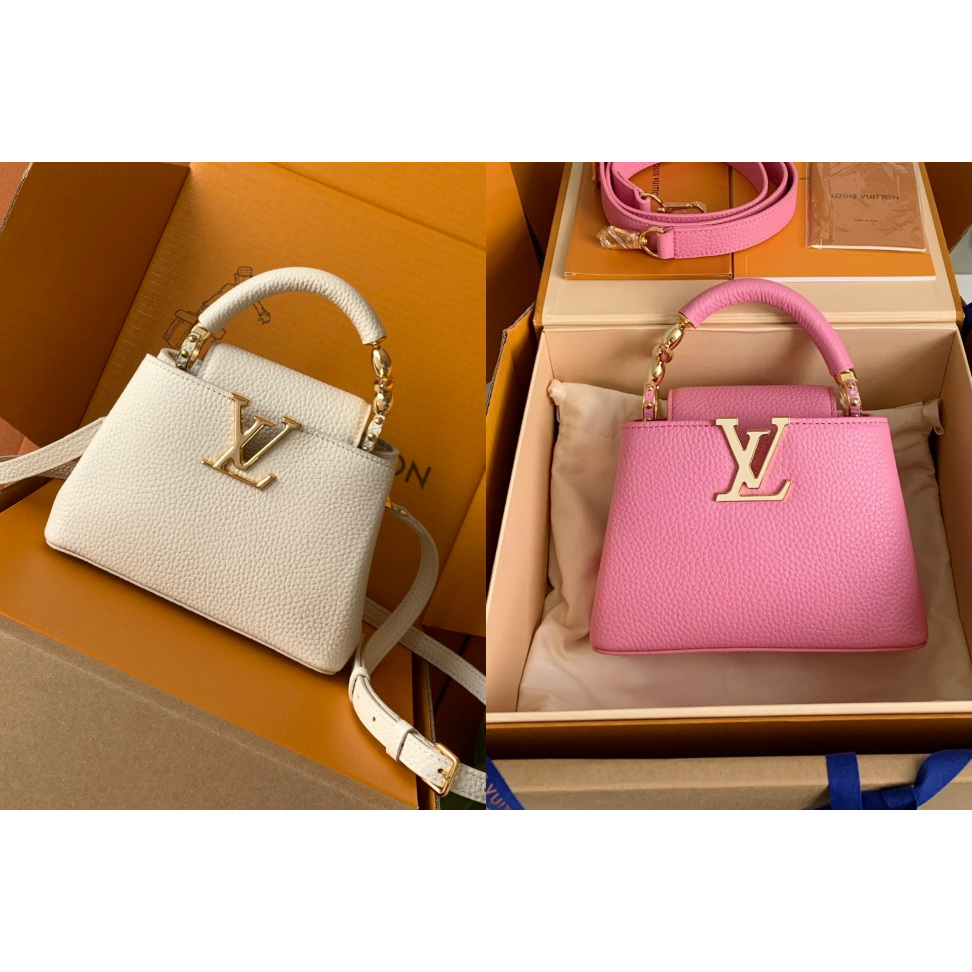 L X V Capucines BB Handbags Size：21*14*8cm