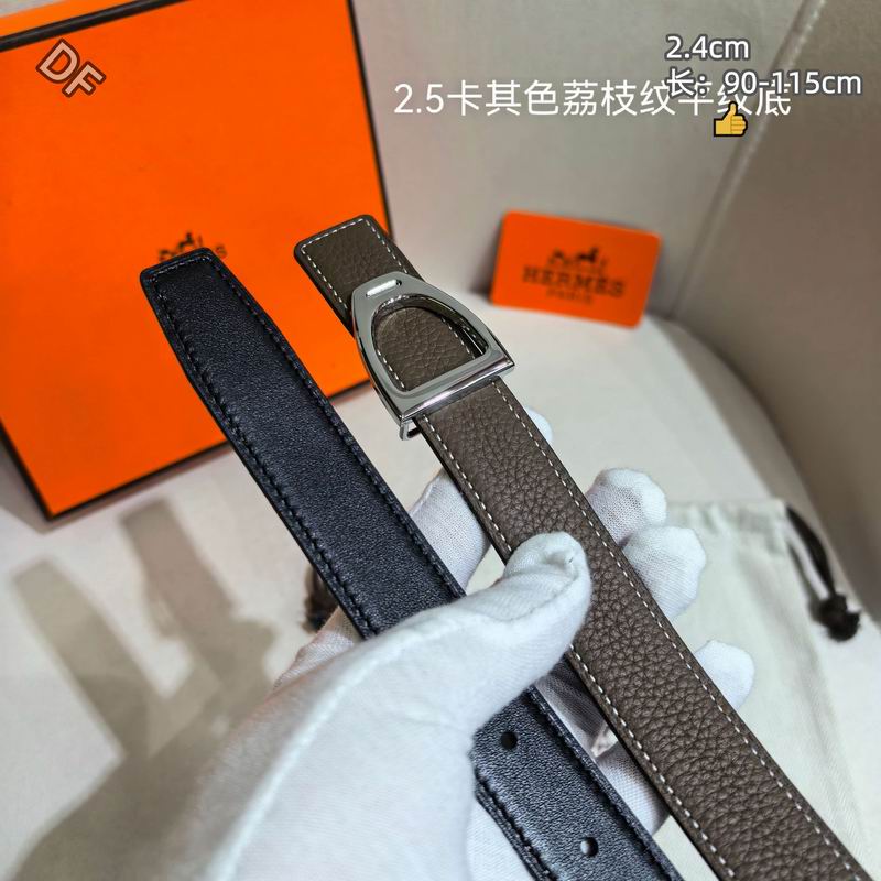 Herms 24mm Belt(Multiple colors) detail 16