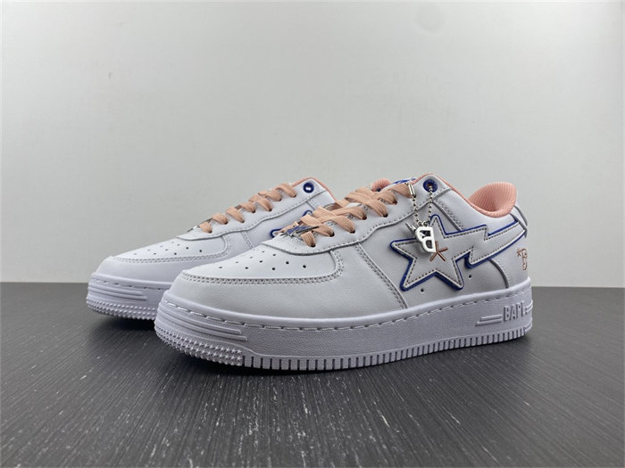 BAP Sta BAPY White Pink detail 7