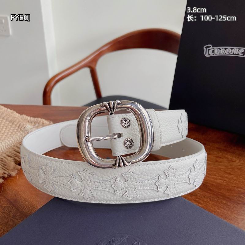 Chrome H Belt Wide 3.8cm(Multiple colors) detail 2