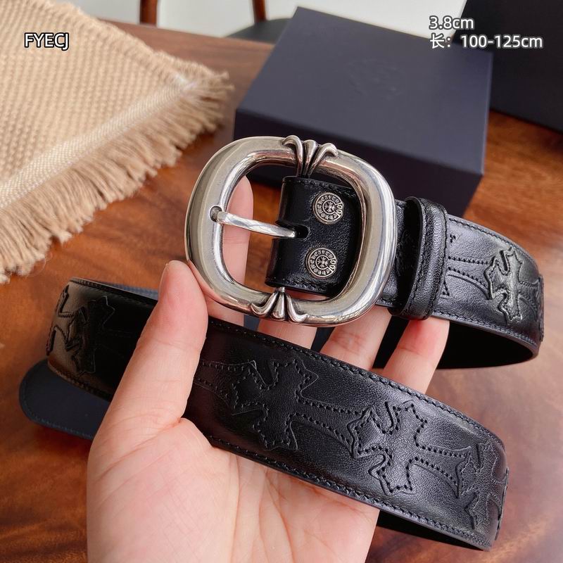 Chrome H Belt Wide 3.8cm(Multiple colors) detail 10