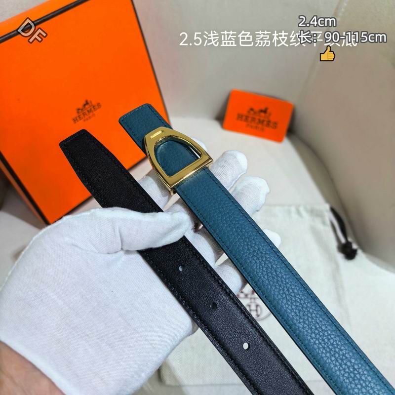 Herms 24mm Belt(Multiple colors) detail 4