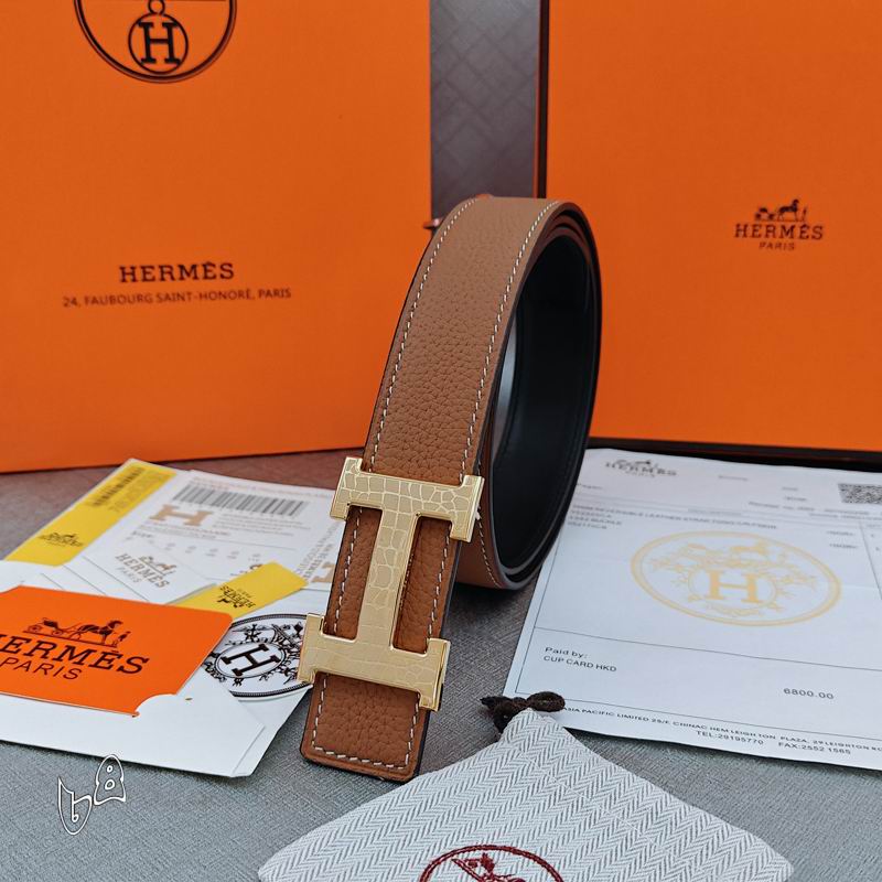 Herms 32mm Belt(Multiple colors) detail 16