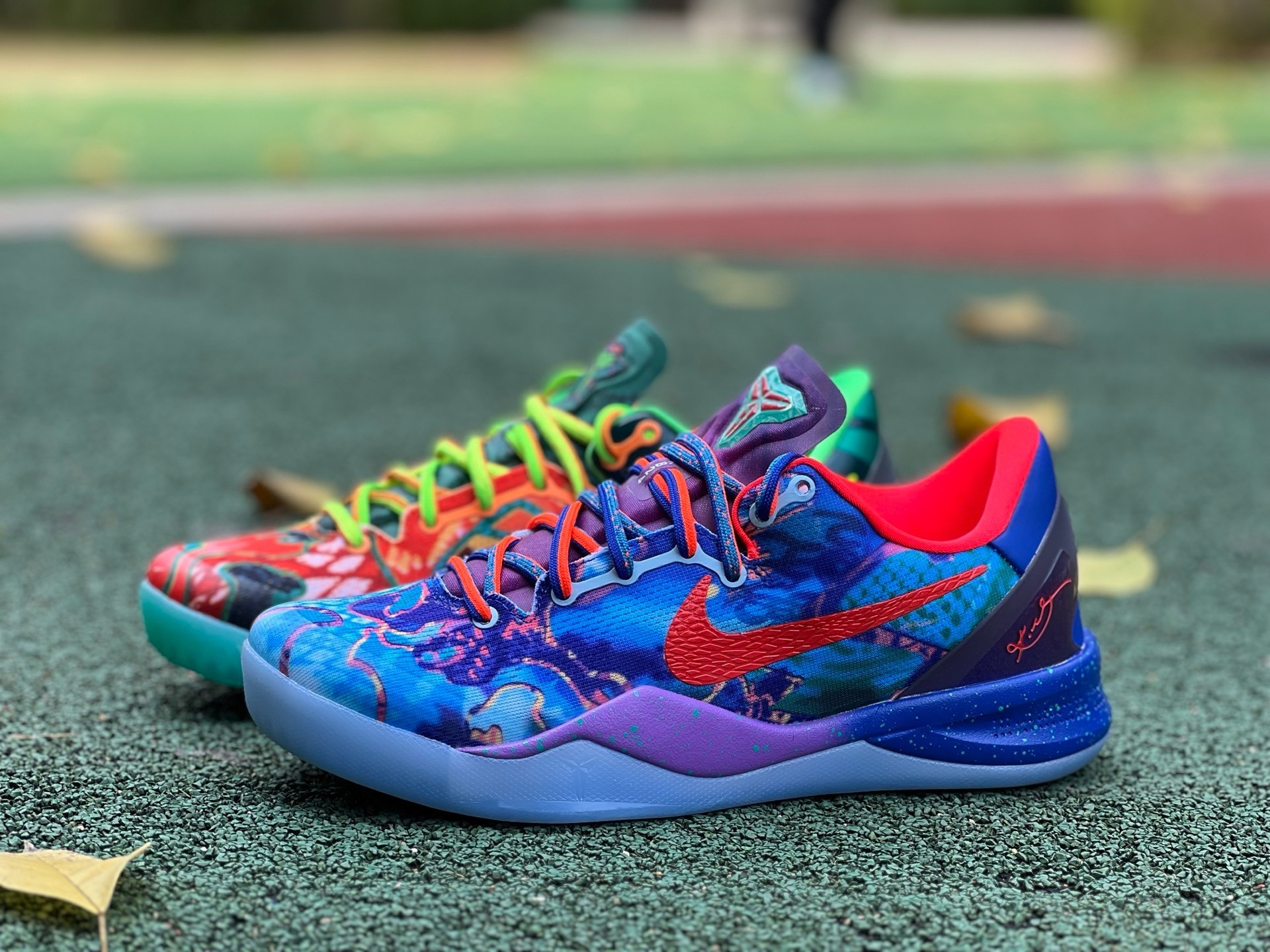 科比8鸳鸯 橙蓝 s2纯原版‼️ Nike Kobe 8 Protro “What The Kobe”HM9621-900