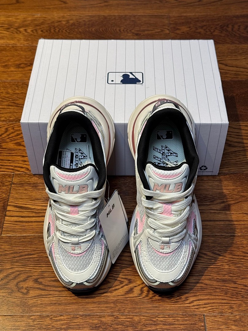 MLB白银粉 New York Yankees Curve Runner 跑步鞋 粉色 3ARNSPL4N（GP011）