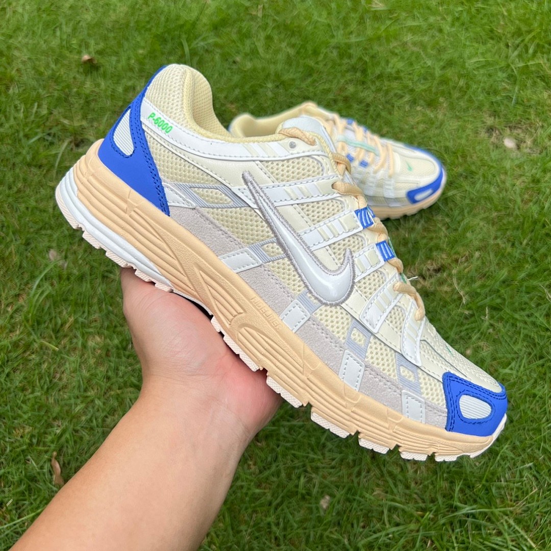 Nike p-6000米黄蓝 Nike/耐 新款P-6000 低帮透气时尚休闲鞋 fj5443-113