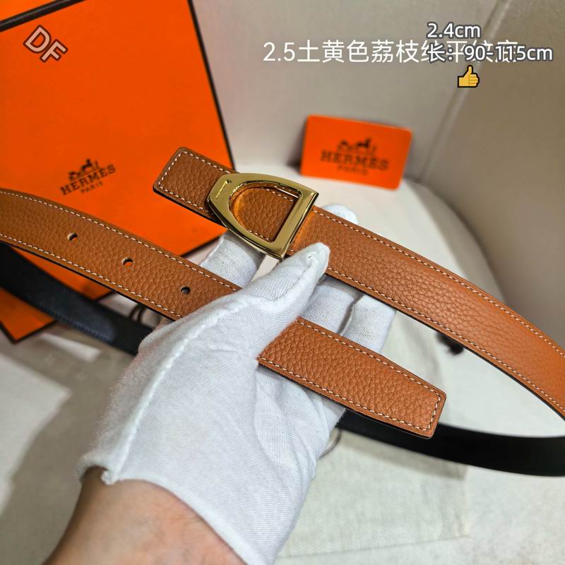 Herms 24mm Belt(Multiple colors) detail 18