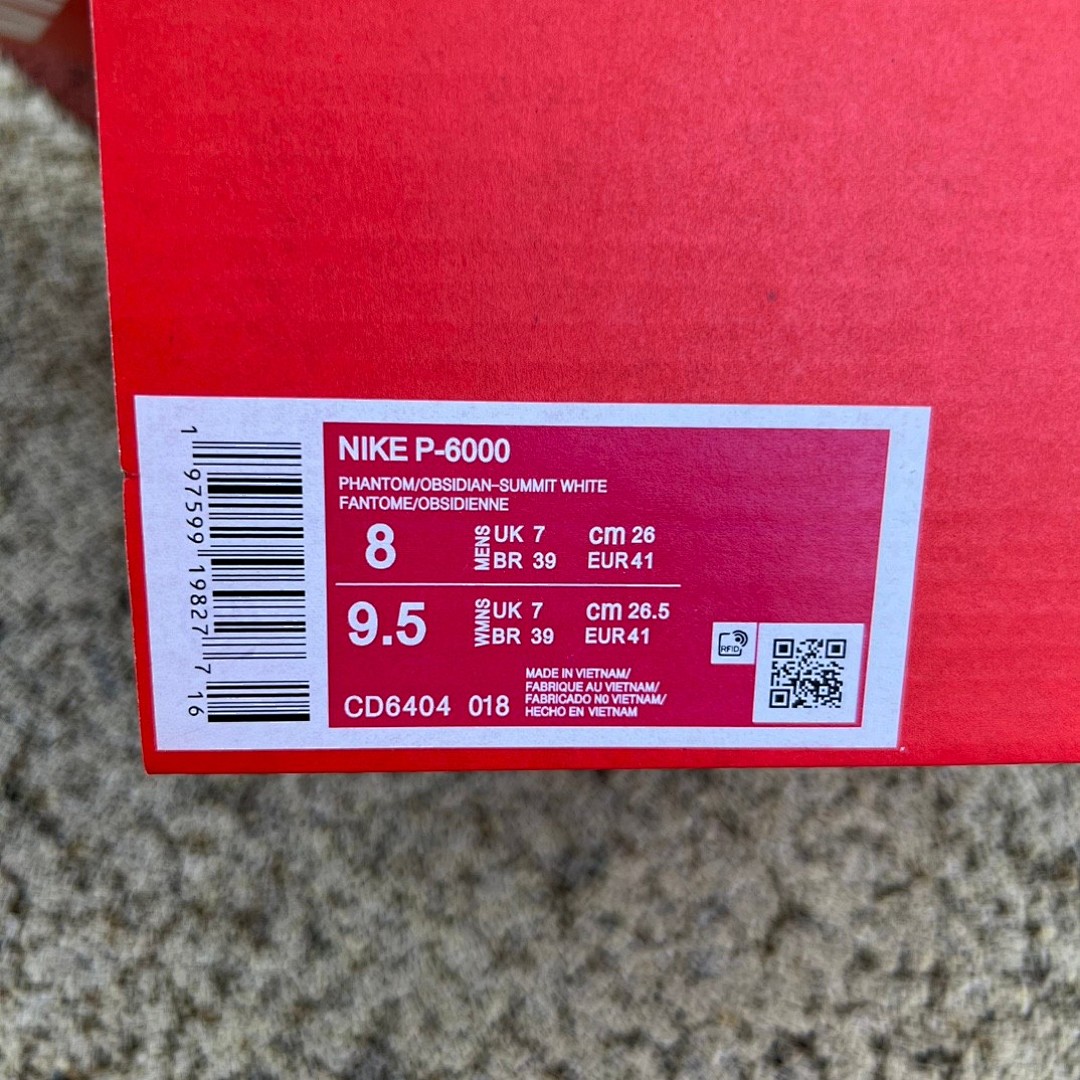 Nike P-6000白黑 Nike耐克 P-6000 PRM 网面透气耐磨运动训练复古跑步鞋 CD6404-018