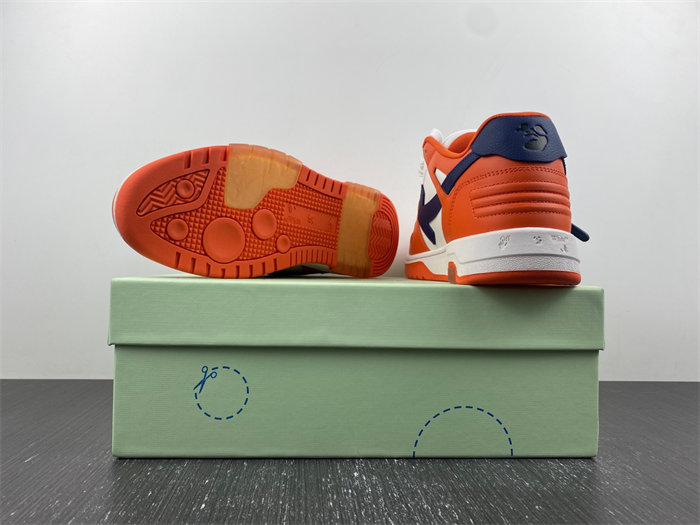 OW Out Of Office OOO Low Tops White Orange Blue OMIA189F21LEA0022045 detail 3