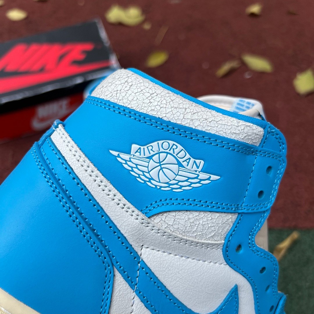 aj1做旧北卡蓝 Air Jordan 1 Hi OG “UNC Reimagined”DZ5485-402
