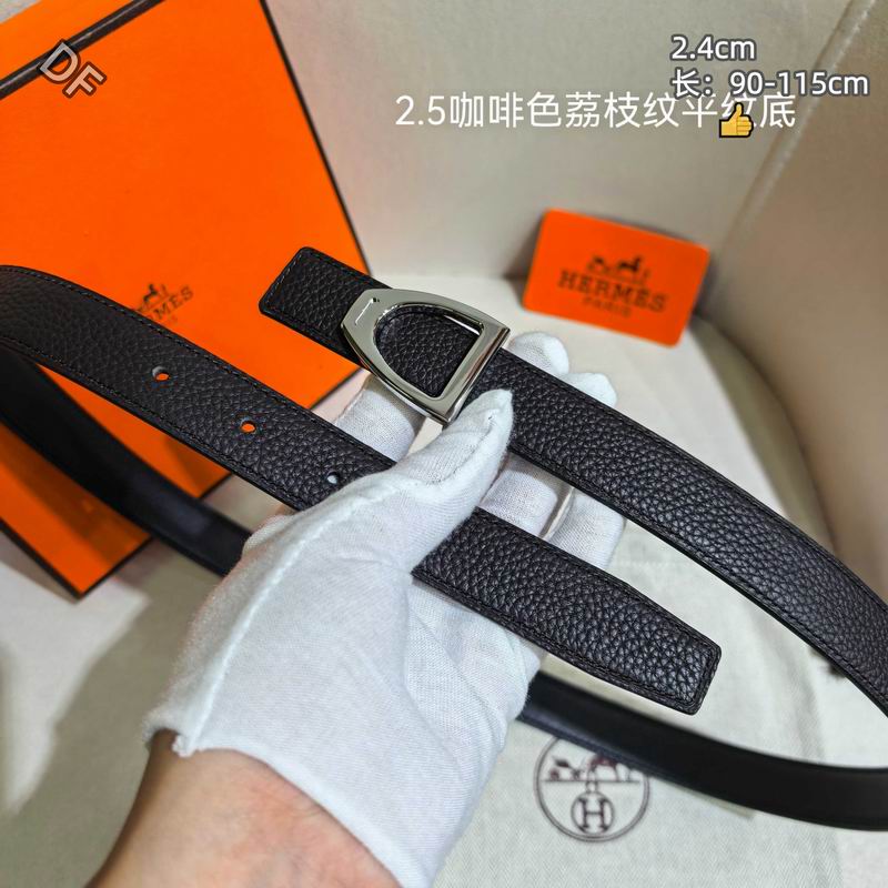 Herms 24mm Belt(Multiple colors) detail 6