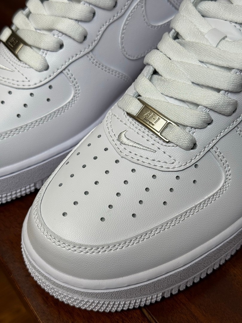 空军一号af1 Supreme联名白低  CU9225-100