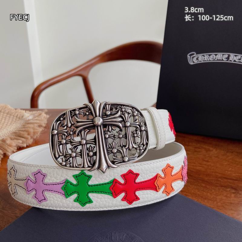 Chrome H Belt Wide 3.8cm(Multiple colors) detail 20