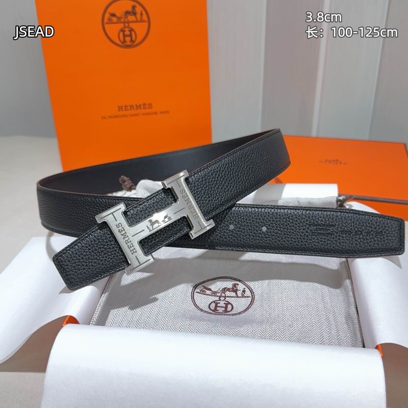 Herms belt Wide 3.8cm(Multiple colors) detail 4