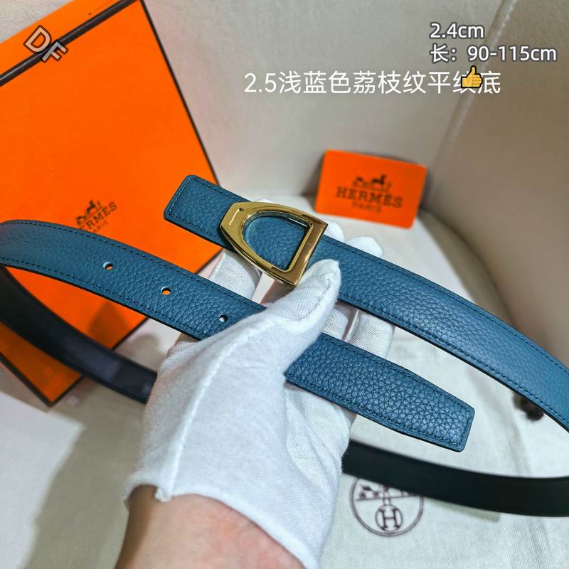 Herms 24mm Belt(Multiple colors) detail 2