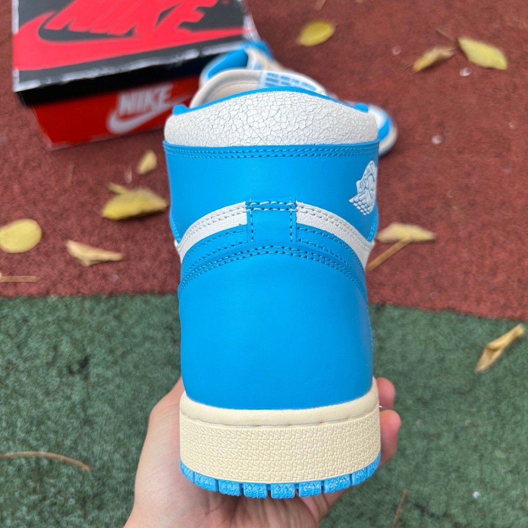 aj1做旧北卡蓝 Air Jordan 1 Hi OG “UNC Reimagined”DZ5485-402