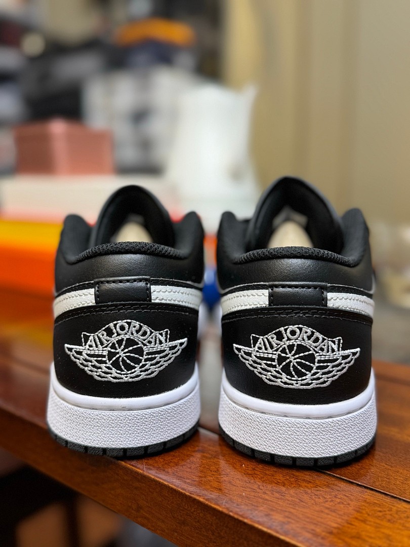 DT AJ1Low低帮黑白皮革  553558-043