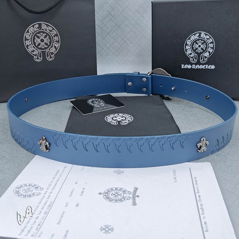 Chrome H Belt Wide 3.8cm(Multiple colors) detail 3