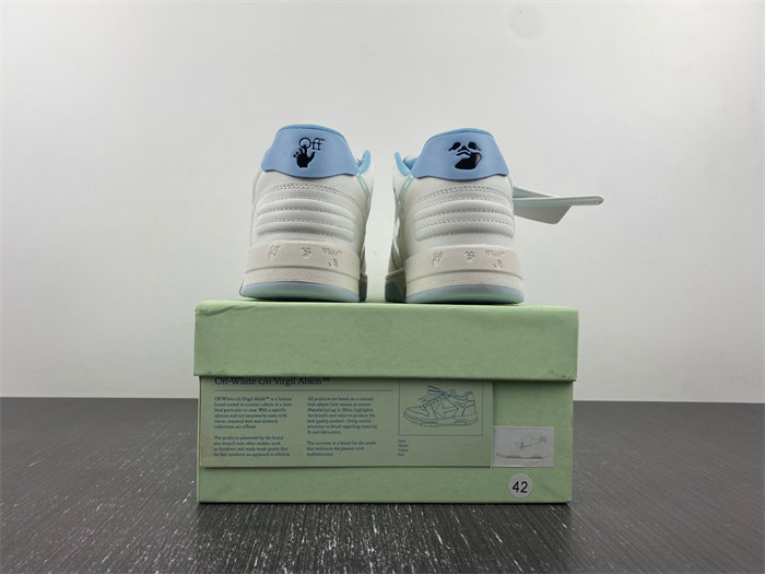 OW Out Of Office OOO Low Tops White Iridescent Blue OMIA189F21LEA0030181 detail 5