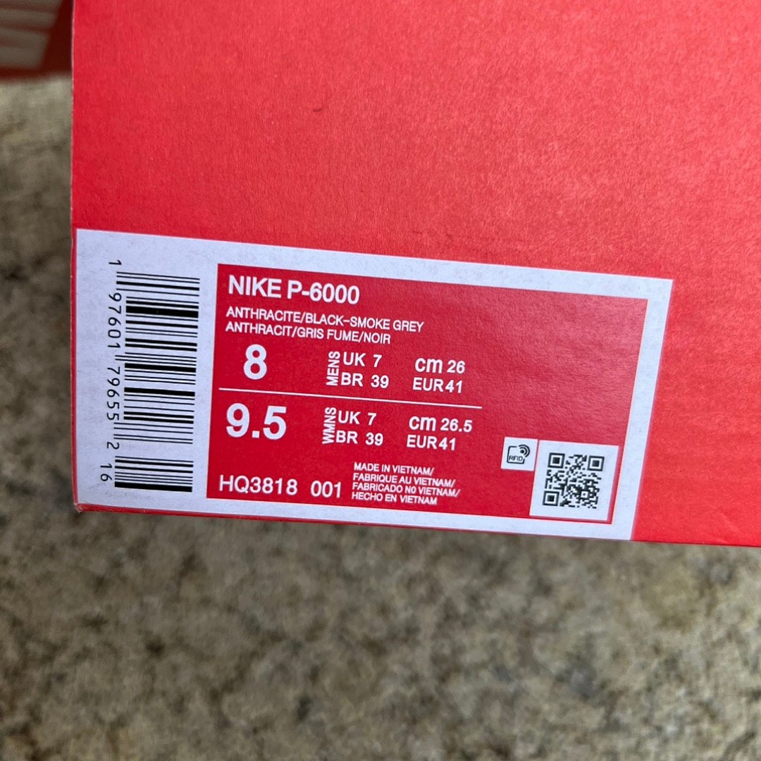 Nike p-6000黑灰 Nike/耐 新款P-6000 低帮透气时尚休闲鞋 HQ3818-001