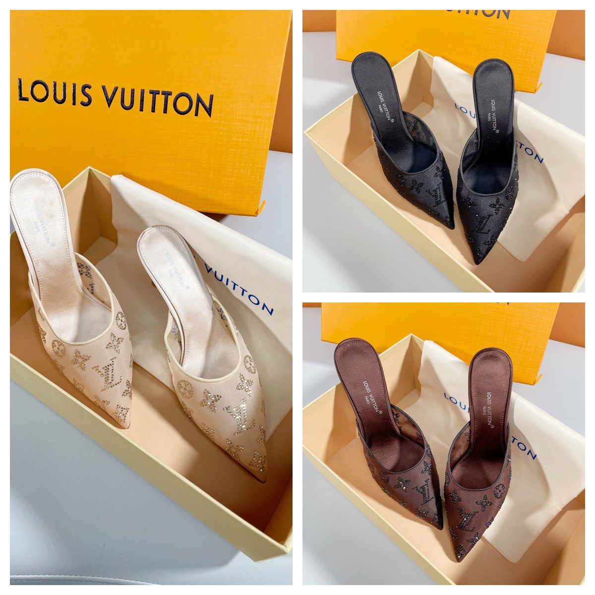L X V Female High Heels 7.5cm（Multiple colors）