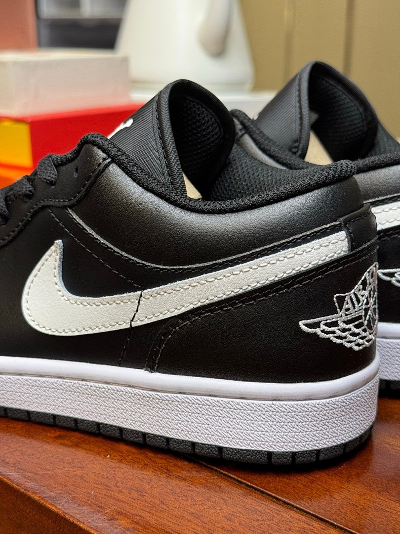 DT AJ1Low低帮黑白皮革  553558-043