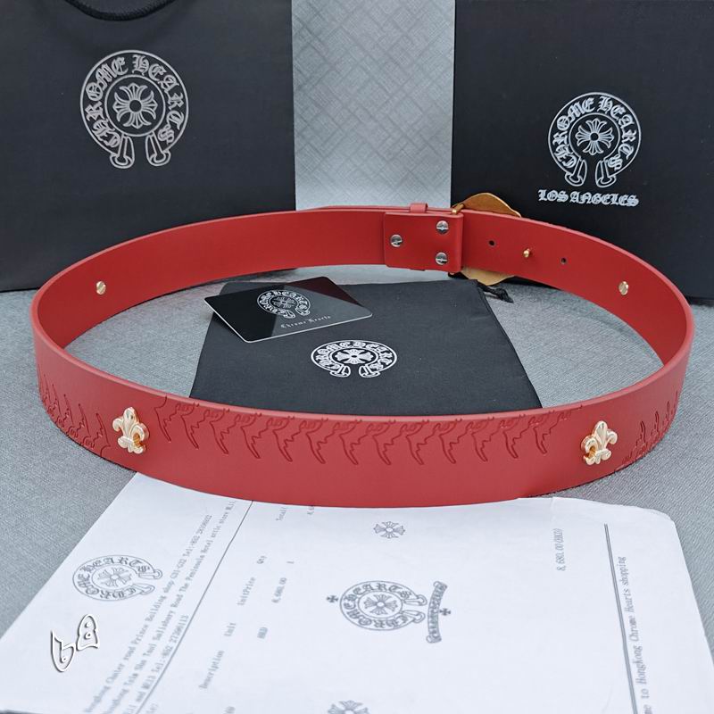 Chrome H Belt Wide 3.8cm(Multiple colors) detail 13