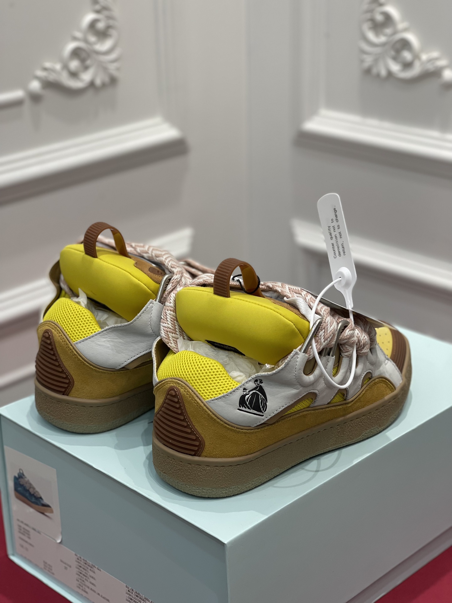 LAN Leather Curb Beige Yellow FM-SKRK11-DRAG-H200509 detail 7